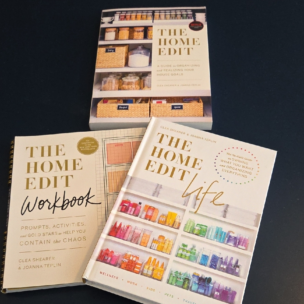 Never Opened- The Home Edit Storage and Organization Books - Multicolor